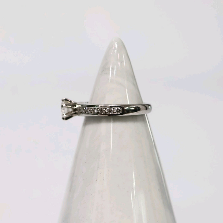 티파니앤코 솔리테어 하프 세팅 다이아몬드 반지 0.31ct 한국 5호--4