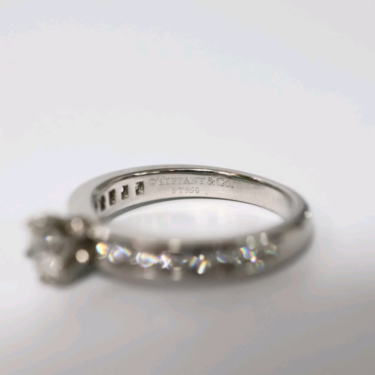 티파니앤코 솔리테어 하프 세팅 다이아몬드 반지 0.31ct 한국 5호--6