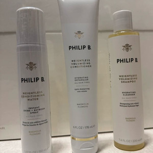 필립비 웨이트리스 볼류마이징 헤어케어 2종