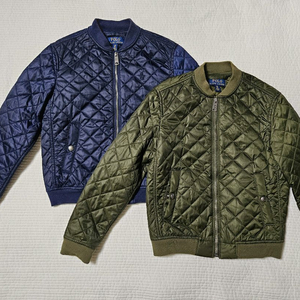 폴로 랄프로렌 키즈 퀼팅 자켓 8 size 2벌 (네이비, 카키)