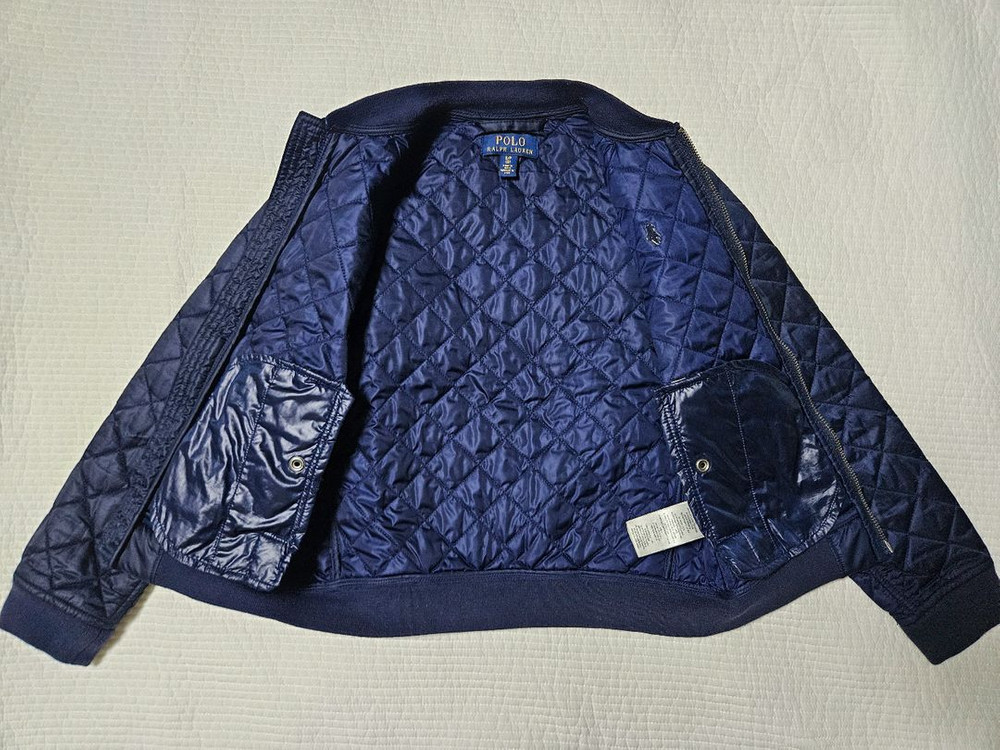폴로 랄프로렌 키즈 퀼팅 자켓 8 size 2벌 (네이비, 카키)--2