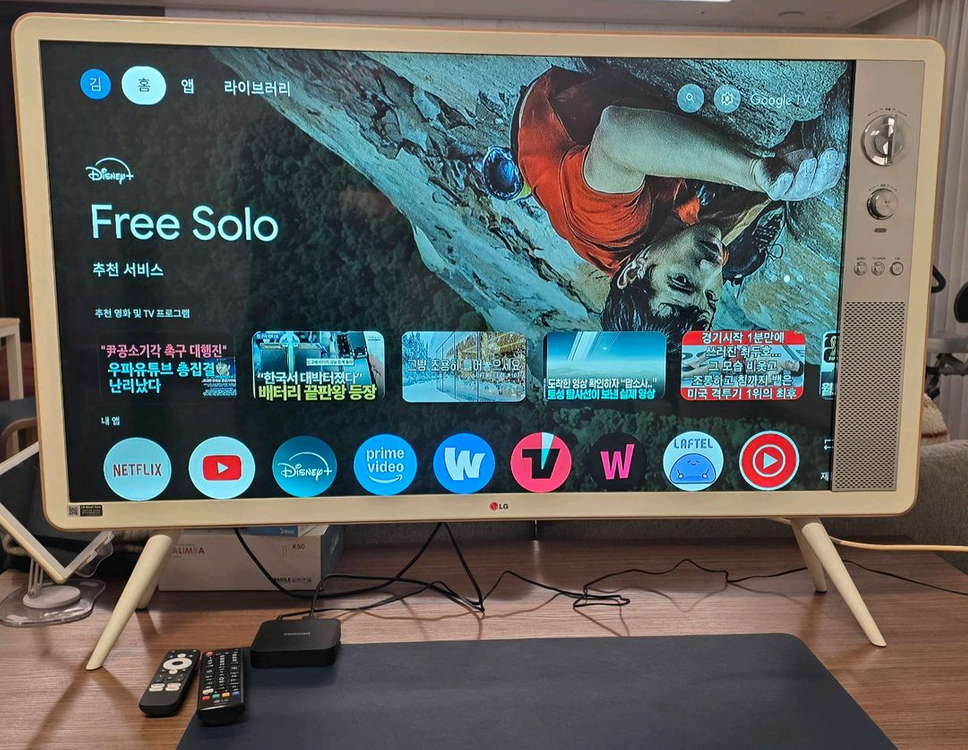 LG 클래식 티비 42인치 및 스마트 ott box--0