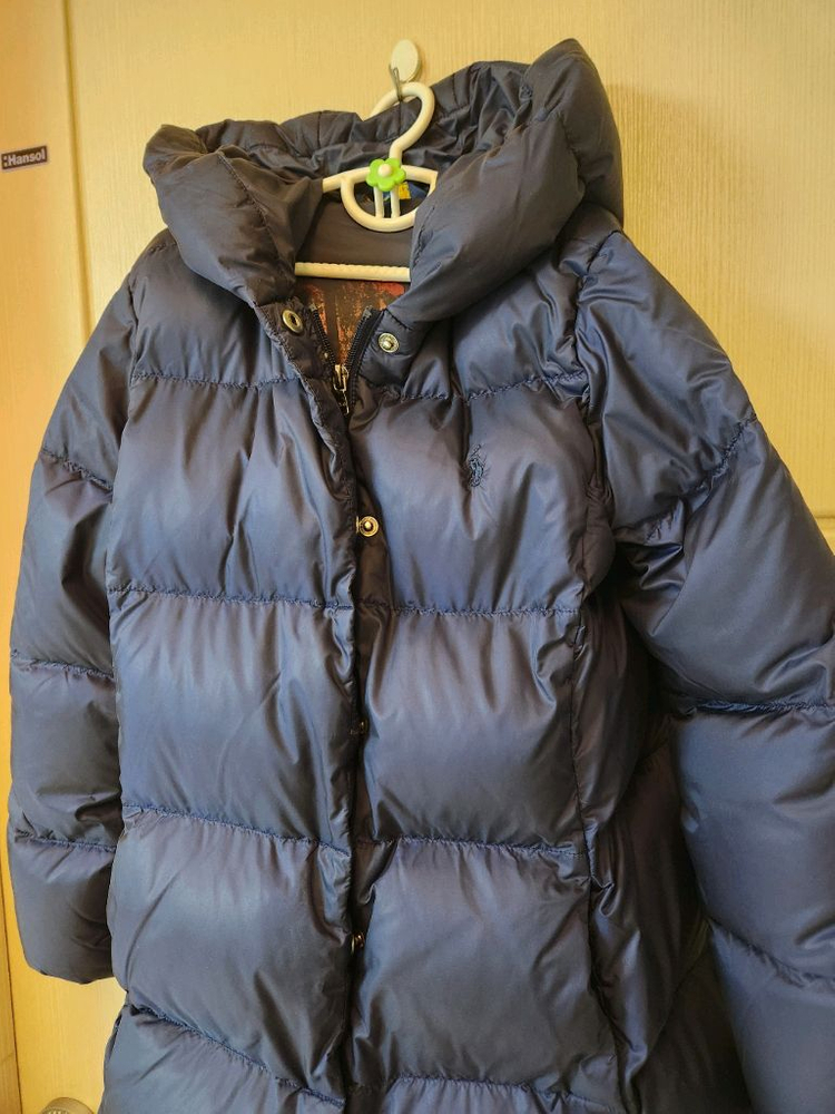 폴로 랄프로렌 키즈 M(8~10세) 오리털 롱패딩 점퍼 이미지