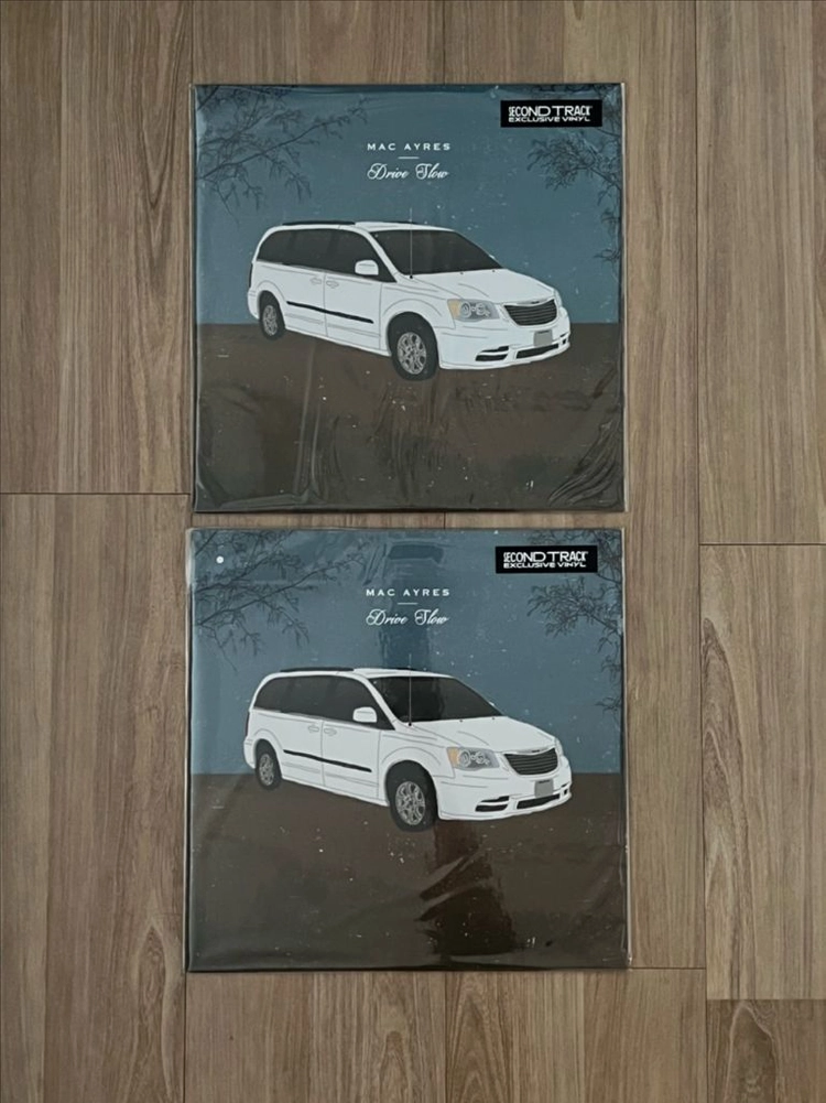 Mac Ayres - Drive slow 한정반 slate blue, white marble컬러 미개봉 LP 판매 이미지