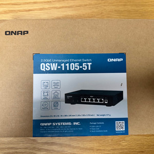 QNAP QSW-1105-5T 스위치허브 5포트/2.5Gbps