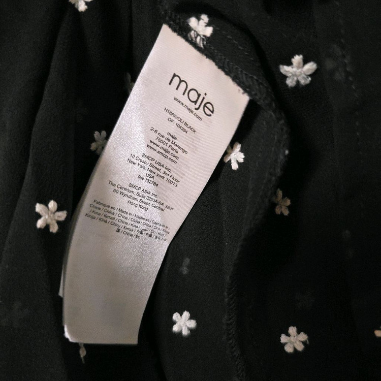 마쥬 데이지 자수 원피스--4