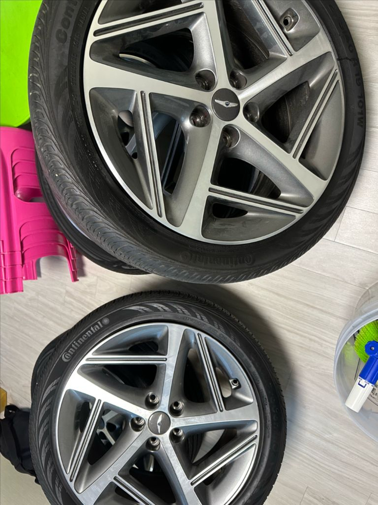 제네시스 rg3 순정19인치 휠--2