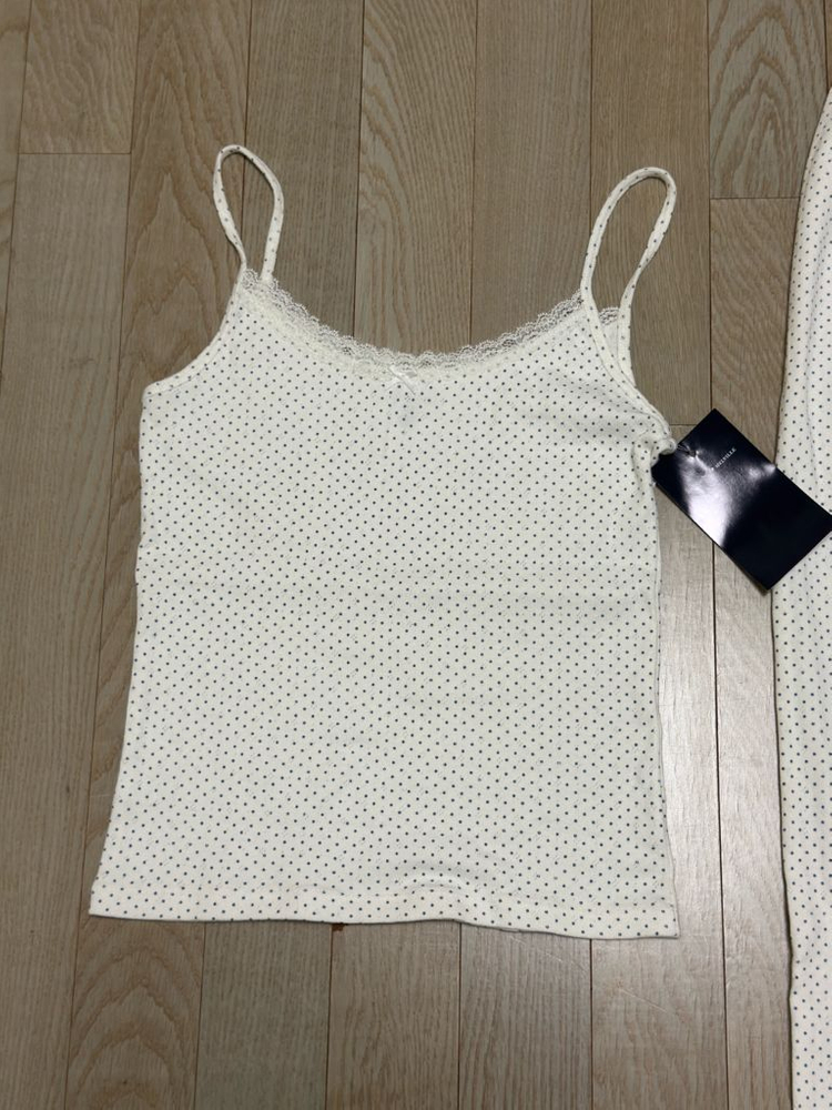 브랜디멜빌 도트 아일렛 나시+바지 (블루도트) 세트--1