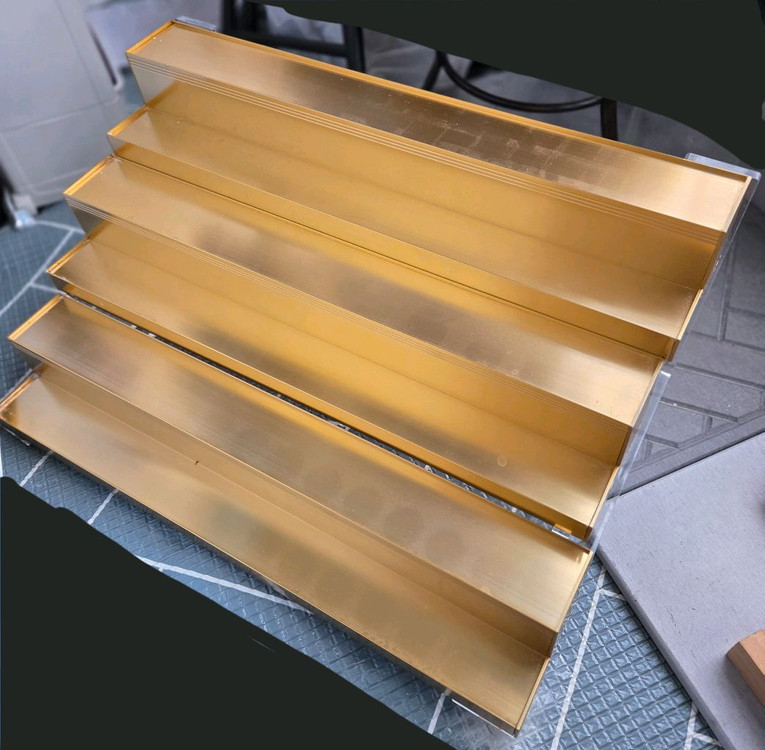 6단 아크릴 네일아트 진열선반대--2