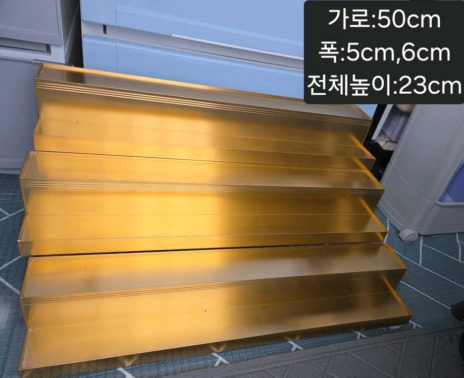 6단 아크릴 네일아트 진열선반대--1