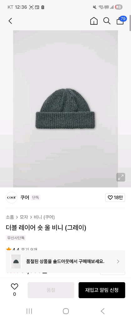 쿠어 더블레이어 비니--5