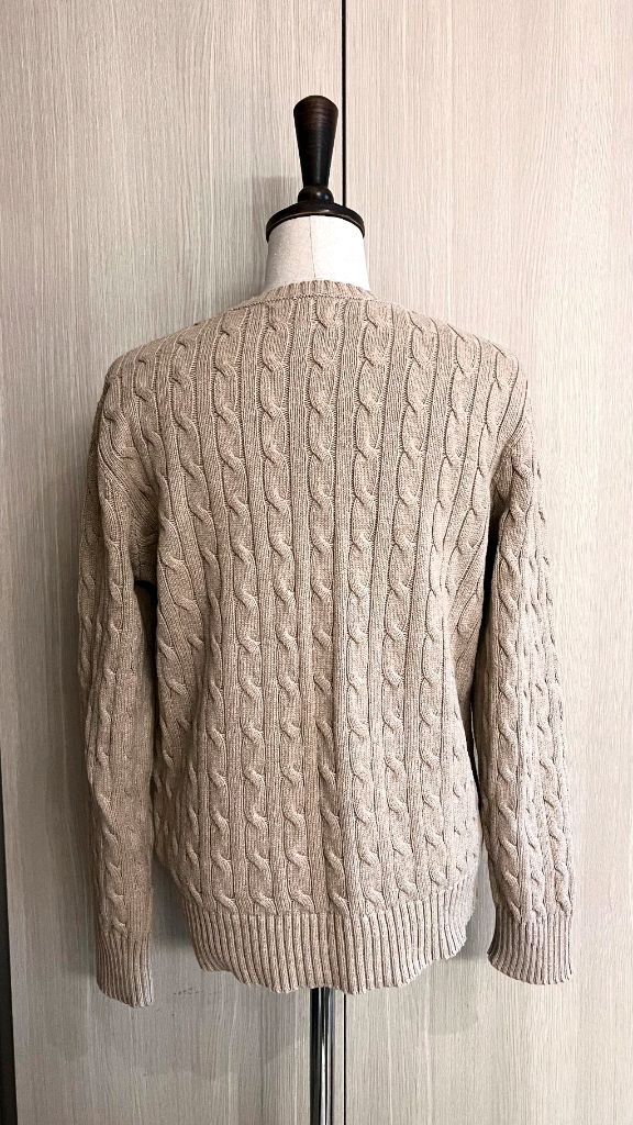 폴로 랄프로렌 케이블 니트 베이지 브라운니트 44 55--7