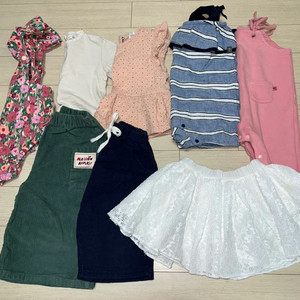 봄여름 아기옷(모이몰른, 베네베네 등) 8벌 일괄 / 상세사진 있음