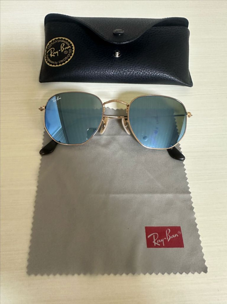 (새상품, 여성용) 레이벤 RB3548-N 골드 프레임 선글라스--0