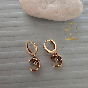 18k핑크골드 귀걸이