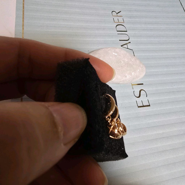 18k핑크골드 귀걸이--5