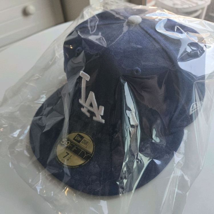 MLB 뉴에라 LA다저스 2018 포스트시즌 한정판 선수용 류현진 야구모자--0