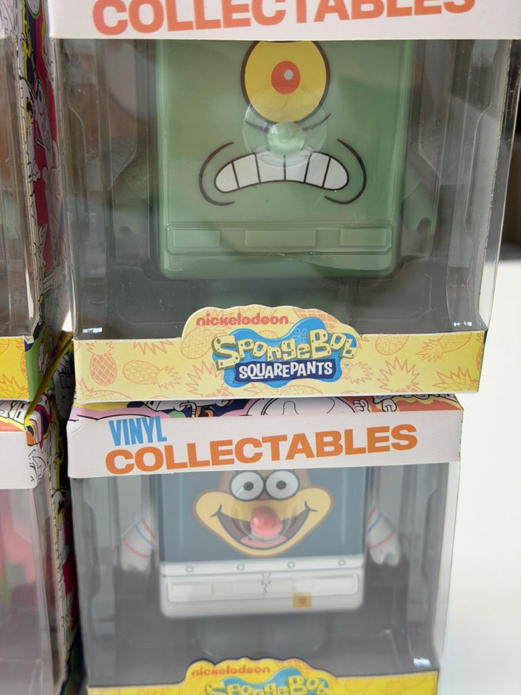 스펀지밥 피규어 4종 일괄--2
