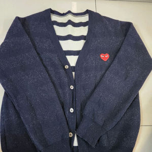 꼼데가르송 단가라 양면 WOOL울가디건/L사이즈 급저렴판매