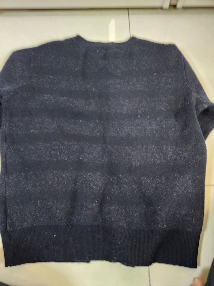 꼼데가르송 단가라 양면 WOOL울가디건/L사이즈 급저렴판매--3