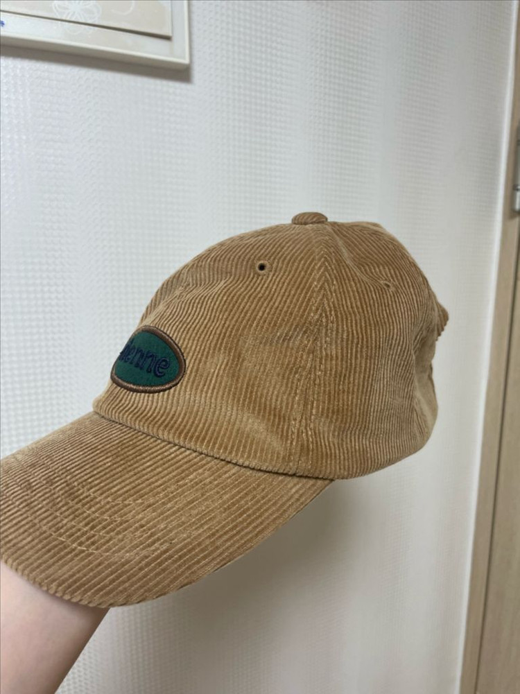 시엔느 Signature Ball Cap (Camel) 코듀로이 볼캡 카멜--4