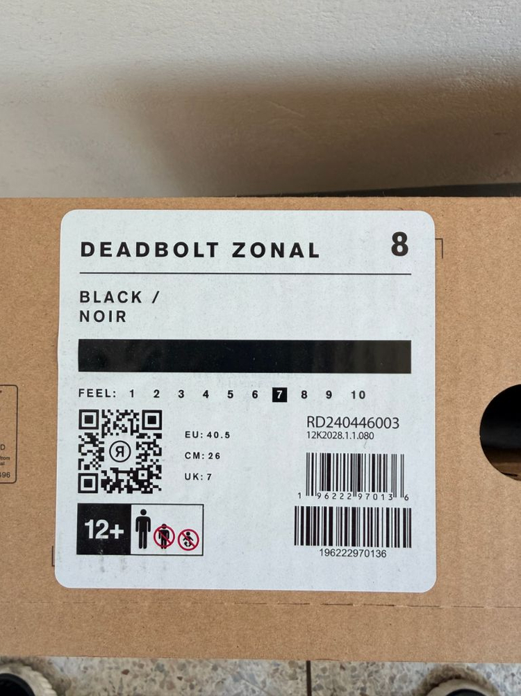 25/26 라이드 데드볼트 블랙 A급 260 판매합니다--9