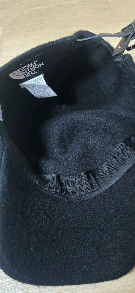 노스페이스 울 모자--2