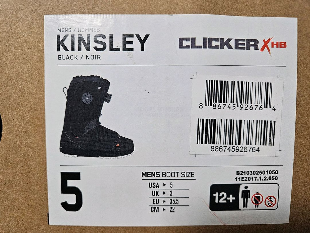 스노우보드 부츠 바인딩 클리커 세트--4