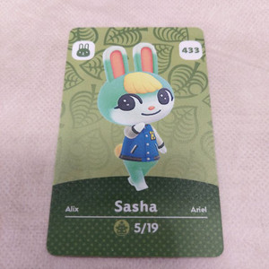 동물의숲 호환 아미보카드 미첼