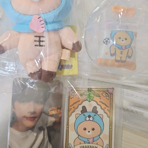 보노보노 라이즈 우락밤 성찬 인형 +오마모리+특전카드