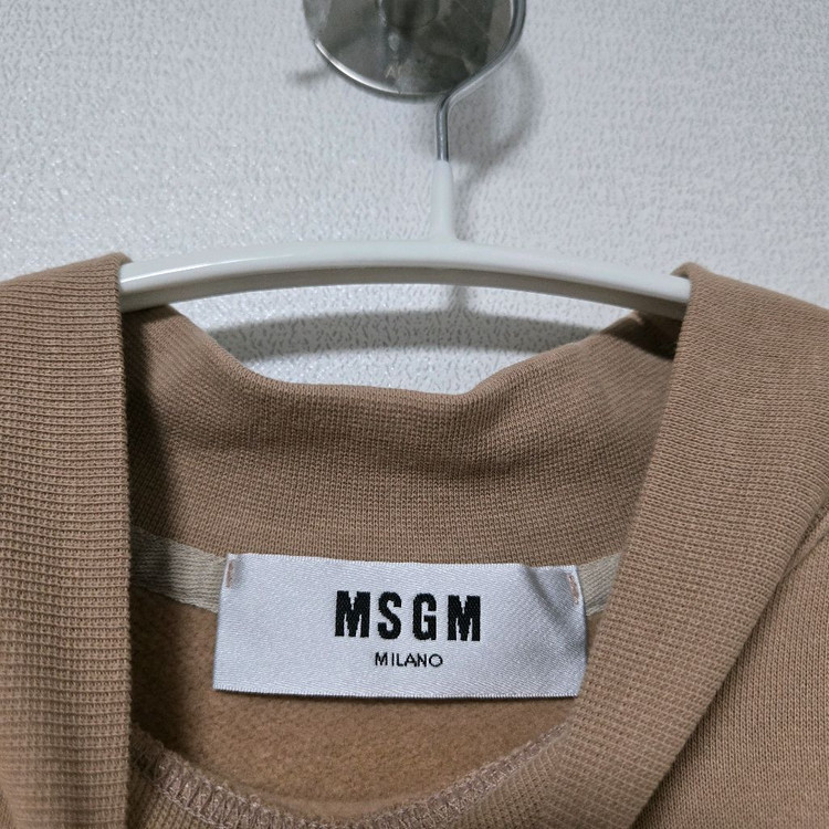 MSGM 코튼 맨투맨 원피스 / 여성 원피스 / 여성 맨투맨 이미지