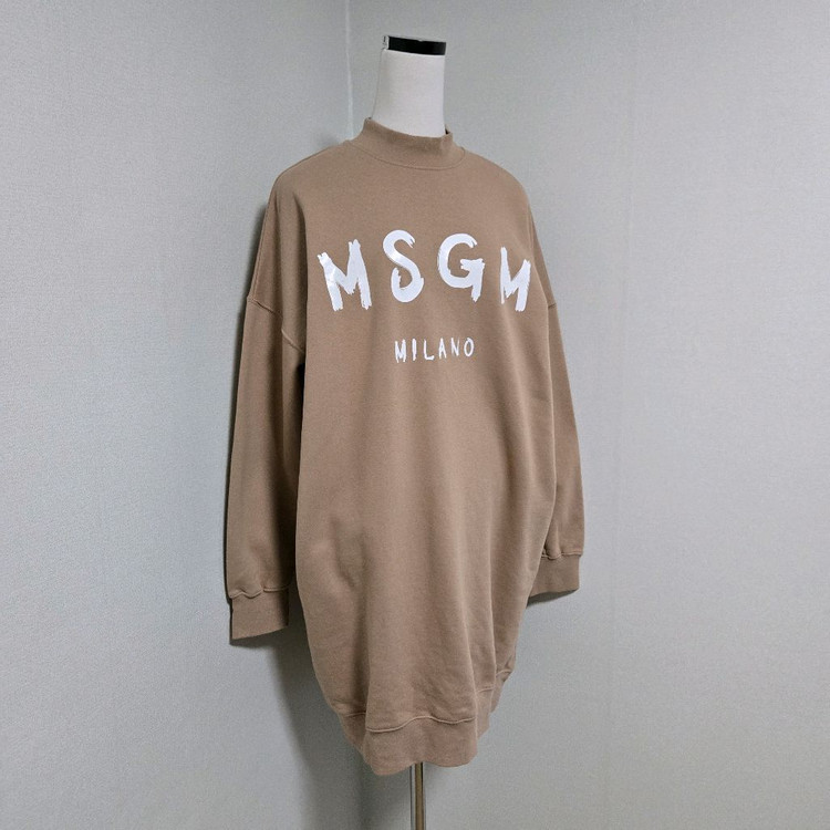 MSGM 코튼 맨투맨 원피스 / 여성 원피스 / 여성 맨투맨 이미지