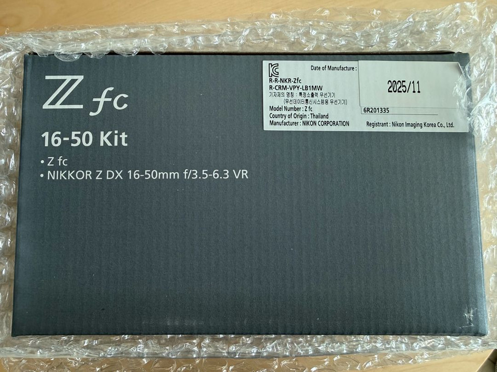 니콘 Zfc 16-50kit 실버 미개봉 새상품--2