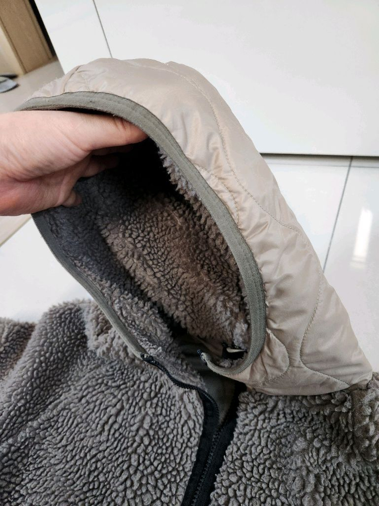 나이키 후리스 헤리티지 셰르파 플리스 후드집업 자켓 브라운/XL사이즈--7