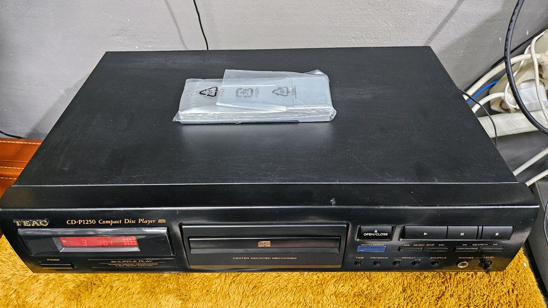 티악 CD플레이어 리모컨포함 CD-P1250 이미지