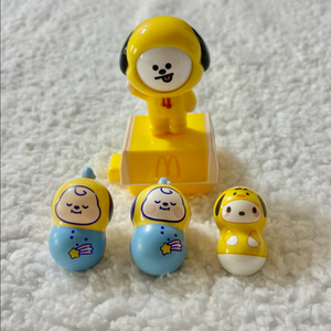 BT21 맥도날드 치미 쿠너츠 쿠넛 오뚝이 스핀피즈 지민 포카 방탄BTS