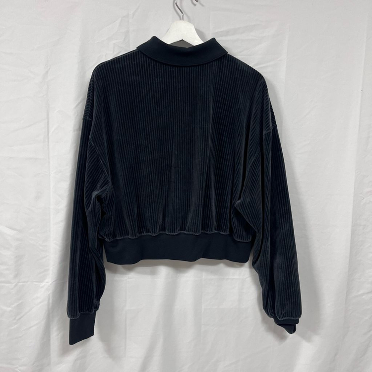 나이키 스포츠웨어 코듀로이 반집업 크롭 탑 이미지