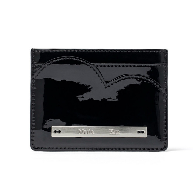 마뗑킴 하트 카드지갑 블랙 이미지