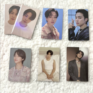 지민 홀로그램 포카 전시회 포토카드 방탄콘서트 BTS 페이스 앨범 한정