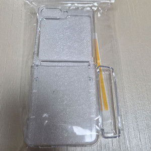 새제품 Z플립6용 힌지보호 카드수납 투명 케이스