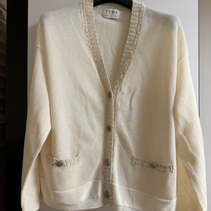 타임 브이넥 가디건_마인 시스템