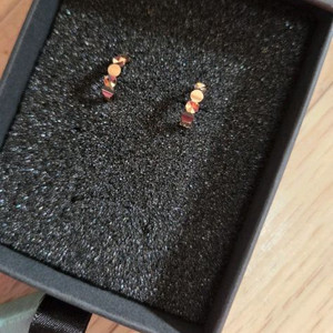 14k 정품 로즈골드 원터치 귀걸이 새것