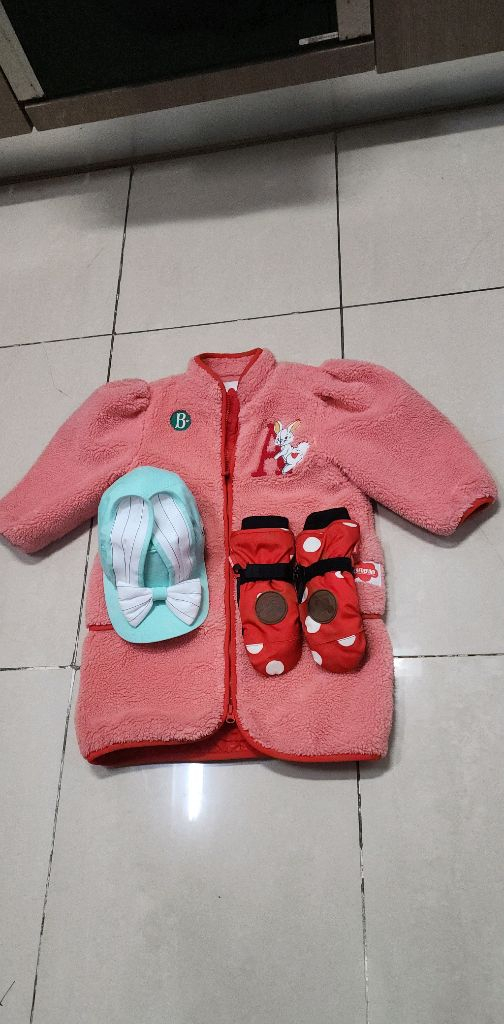 베베드피노 덤블퍼 양털점퍼 110/ 모자/ 장갑등--4