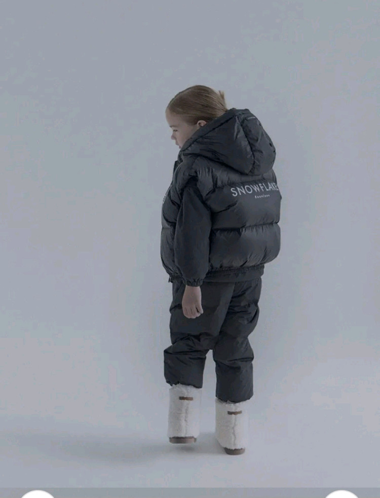 로아앤제인 키즈 이글루 후드패딩 조끼 / 몽클레어 키즈 패딩베스트 이미지