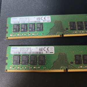 삼성 16GB DDR4 PC4-2400T 2개