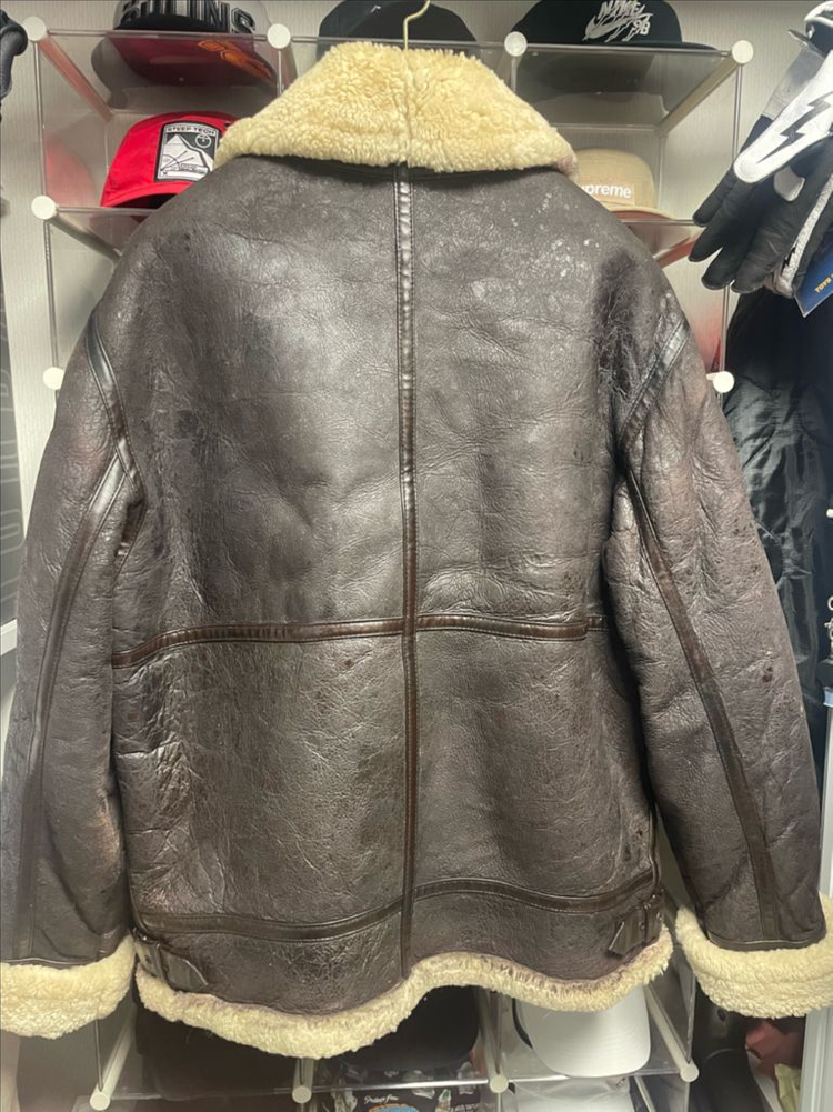 리얼무스탕 자켓 b3--1