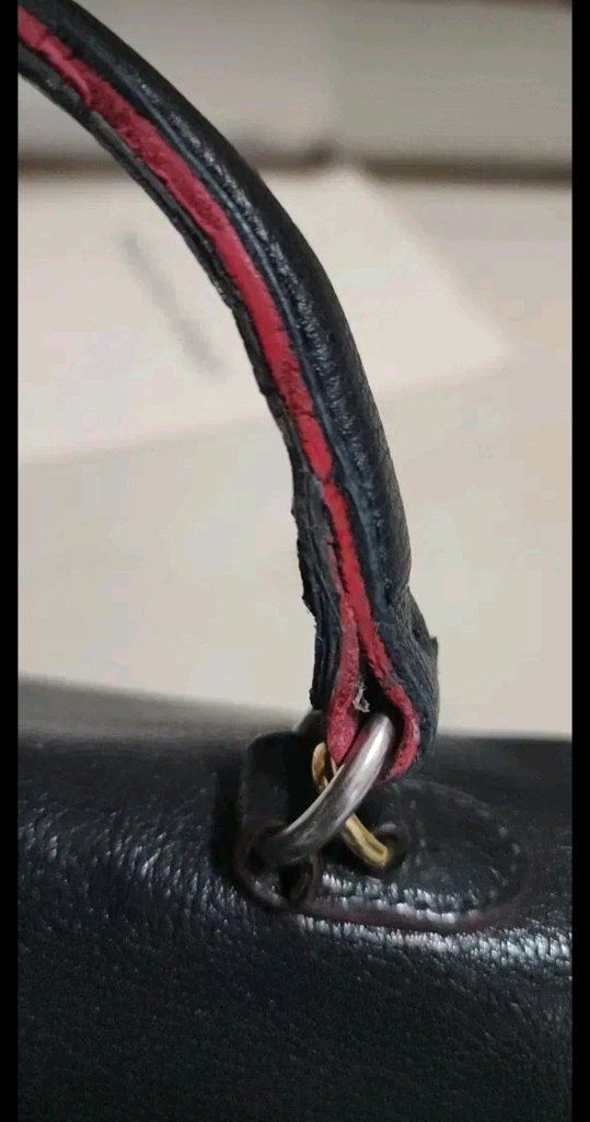 미우미우 패드락 탑핸들 크로스백--7