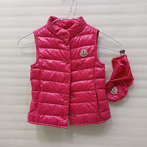 정품 몽클레어 키즈 여아 경량 다운 패딩 조끼 유아동 2A 사랑봉봉