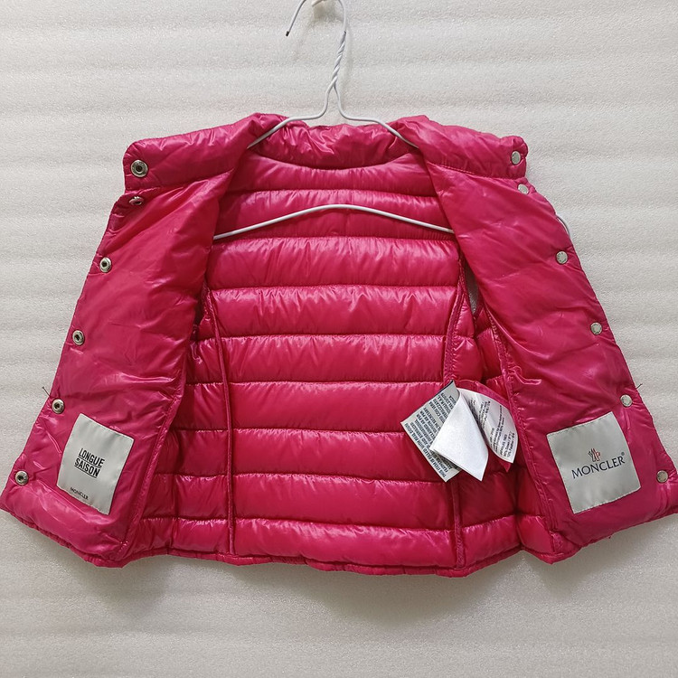 정품 몽클레어 키즈 여아 경량 다운 패딩 조끼 유아동 2A 사랑봉봉--2