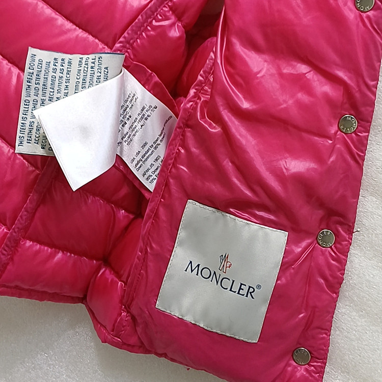 정품 몽클레어 키즈 여아 경량 다운 패딩 조끼 유아동 2A 사랑봉봉--3
